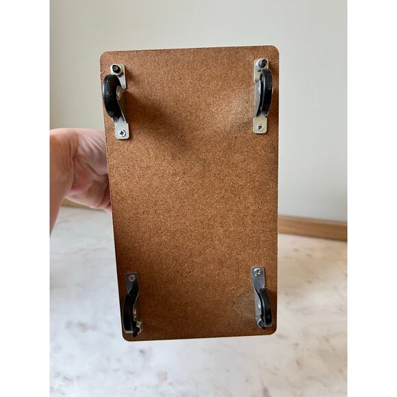 Target 2-Tier Mini Coffee Bar Cart w/ Wheels Kitchen Decor Tabletop 9" - New - Picture 5 of 8